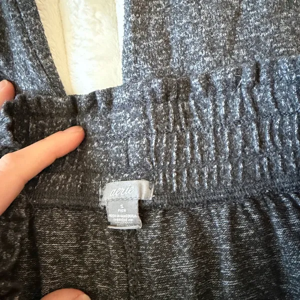 Aerie Charcoal Jogger Pants - Image 4