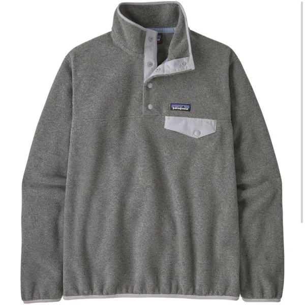 Patagonia Synchilla Lightweight Snap-T Fleece Pullover Nickel Purple Size XL NWT - Image 7