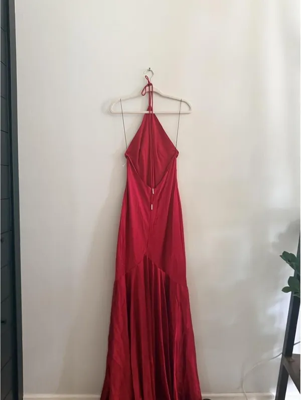 Acler Tarnacre Red Gown Size 12 - Image 5