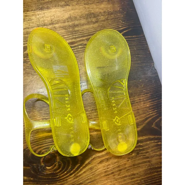 Katy Perry yellow rainbow sandals size 7 - Image 6