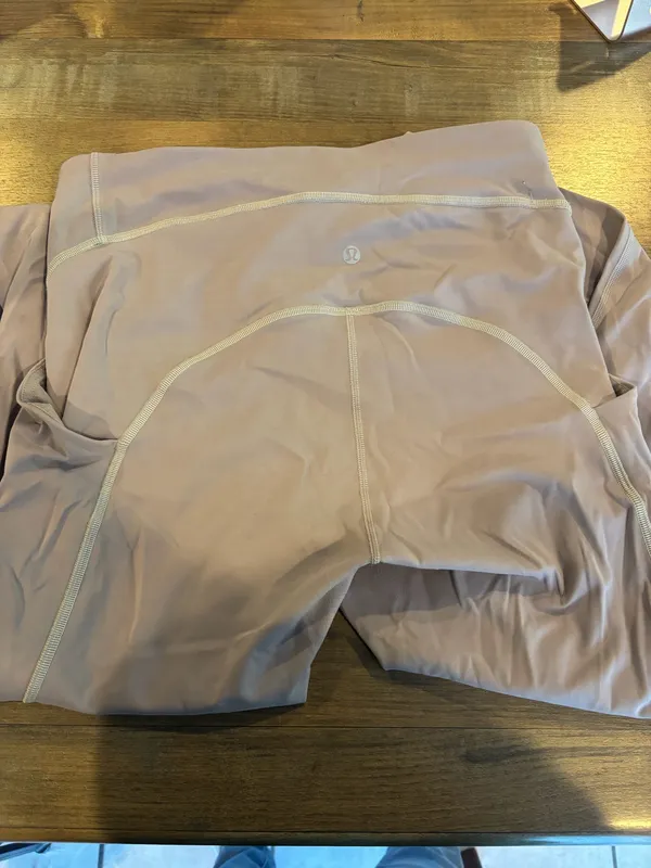 Grey Lululemon Leggings with Pockets  - Image 2
