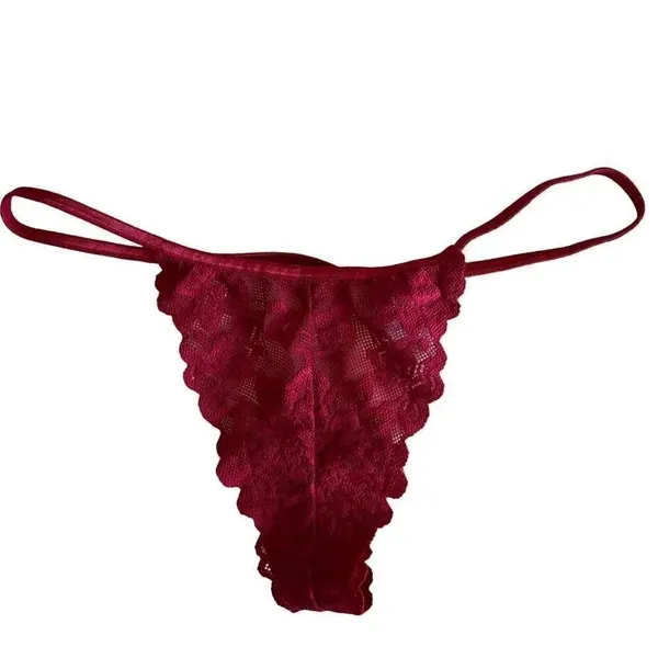 Victoria’s Secret Red Embroidered Adjustable Halter babydoll SZ S # 1611 - Image 9