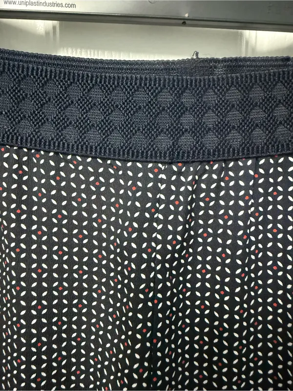 H&M Black and White Polka Dot Track Pants - Image 2