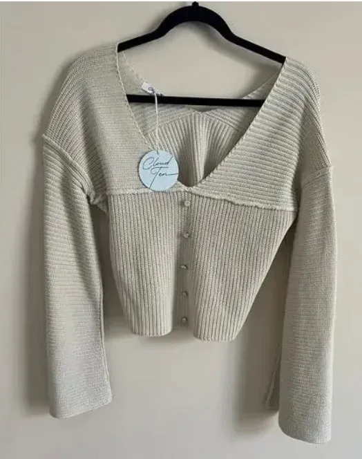 Cloud Ten Semi Cropped Sweater - Image 2