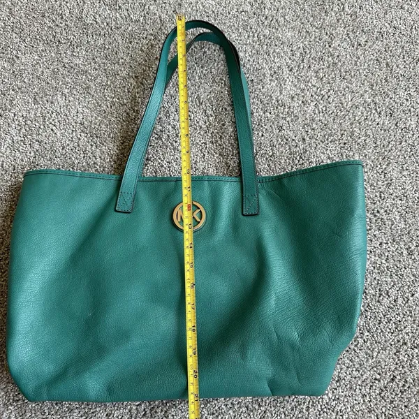 Michael Kors Tote Bag Teal‎ Gold - Image 9