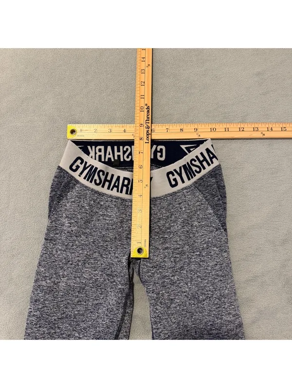 Gymshark Women’s Flex Seamless Leggings XS Grey Marl Gym Bodybuilding - Image 4