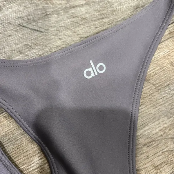 ALO Yoga Bodysuit Lilac Airlift Barre Sleeveless Women's Athletic S - Image 9