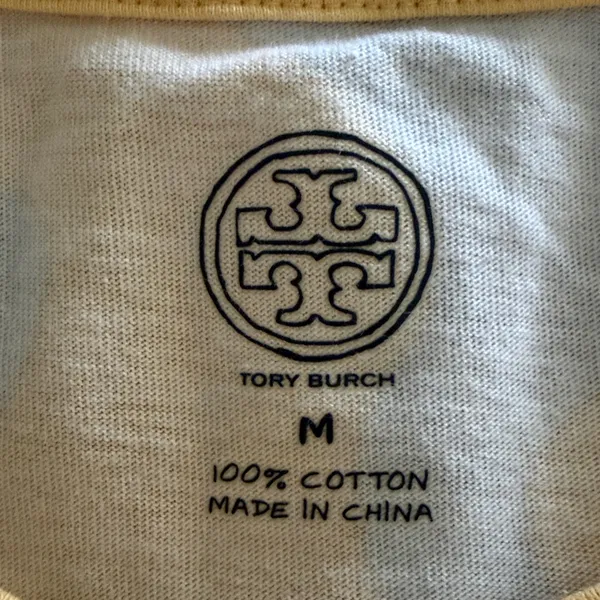 Tory Burch Graphic T Shirt limited edition size M Rachael Tarravechia GUC - Image 8