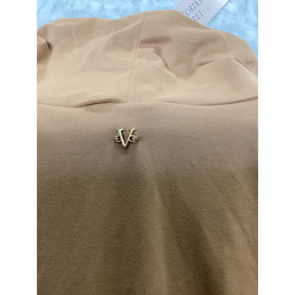 Victoria's‎ Secret Mock Neck Long Sleeve Bodysuit Tan Camel M 11253553 NEW.. - Image 6