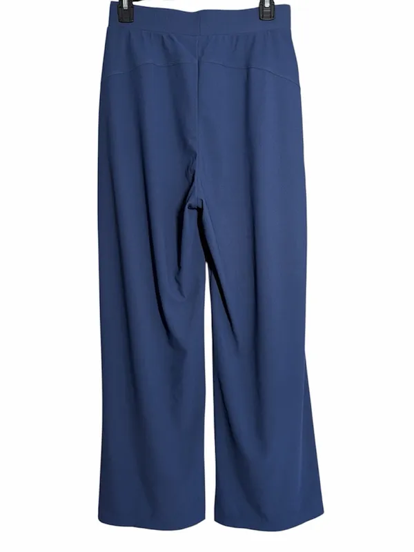 NWT Halara Flex HighWaist Body Sculpt WaistSlimming Pocket Wide Leg Pants Navy M - Image 4