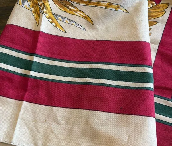 Vintage Hat Printed Scarf Italy Silk Betmar Classy Feathers Retro Gatsby - Image 13