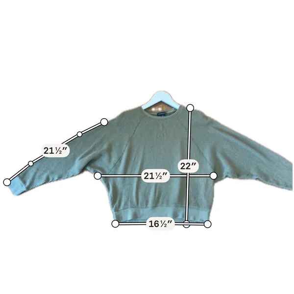 Beyond Yoga green waffled pullover size M - Image 6