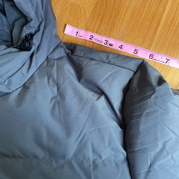 MAGCOMSEN 2XL Down Puffer Jacket Gray Hooded 85% Duck Down Winter Coat NWT Size XXL - Image 8