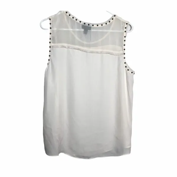 a.n.a Womens White Sleeveless Top - Image 5
