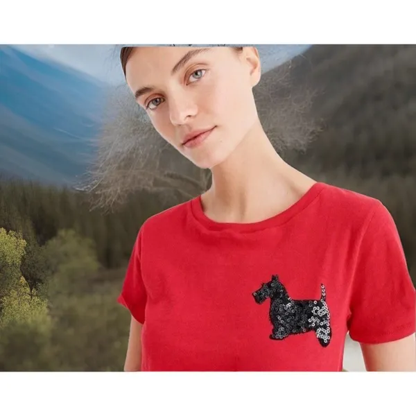 2* Chic J. Crew Women's‎ Embellished Anchor Scottie Dog T Shirt M/LBundle M./L - Image 5