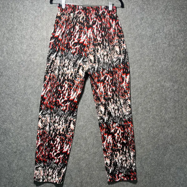 KIKIT Pants M Abstract Animal Print Elastic Waist Polyester Spandex‎ Pull On - Image 6