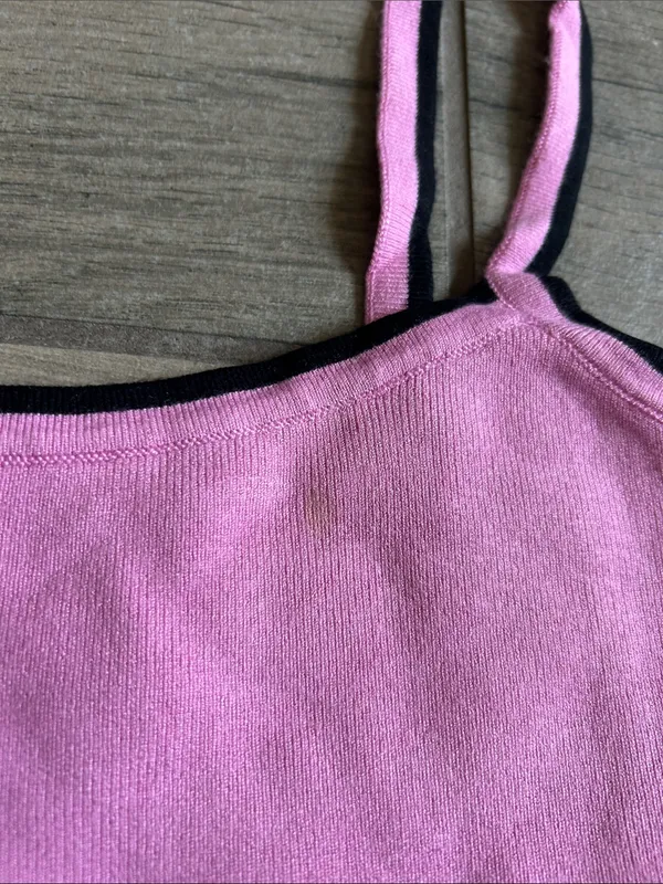 MAJORELLE Pink Bralette with Black Trim - Image 2
