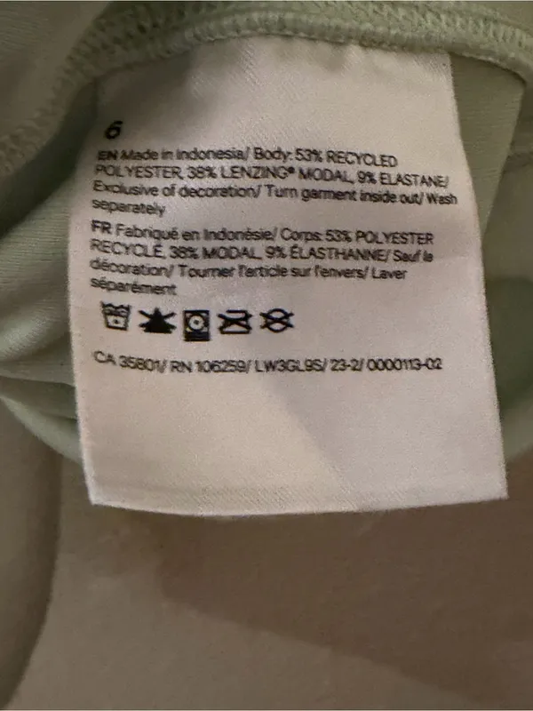 Lululemon Perfectly Oversized Cropped Crew Softstreme Size 6 - Image 7