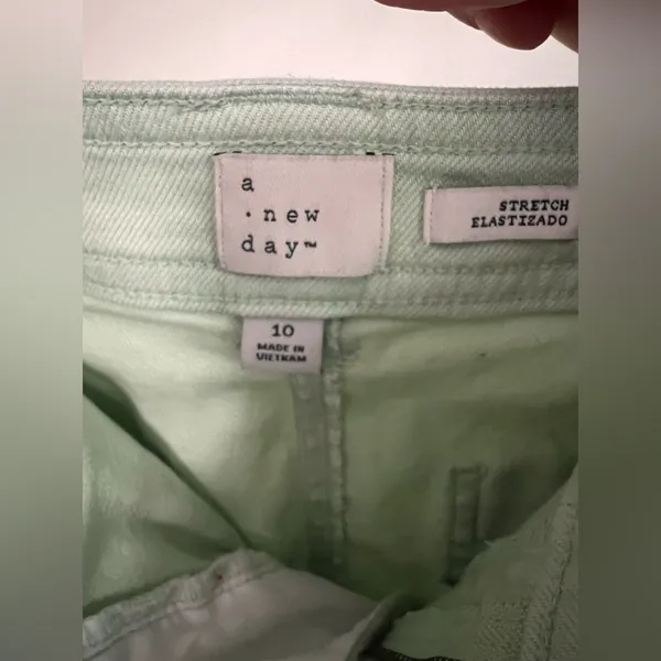 A New Day Women’s High-Rise‎ Straight Ankle Pants - Size 10 - Mint Green - Image 6
