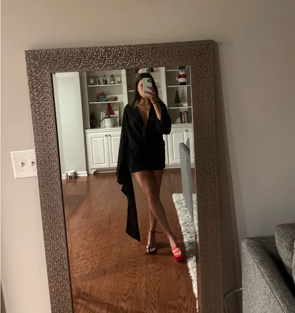 Peppermayo Black Mini Dress - Image 4