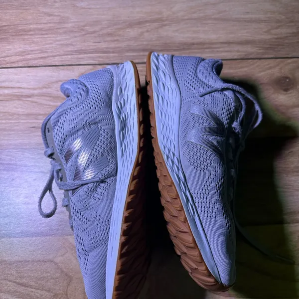 New Balance Light Gray Athletic Sneakers - Image 6
