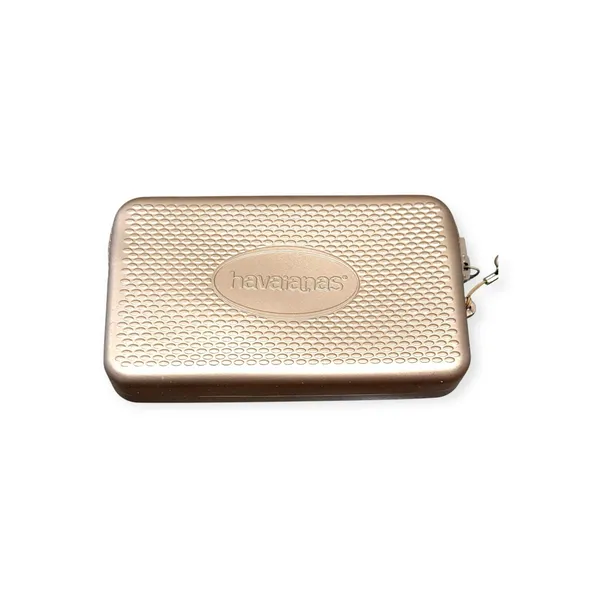 new Havaianas 𖣴 Water Resistant Wristlet Mini Bag 𖣴 Rose Gold 𖣴 Clutch Makeup 𖣴 - Image 15