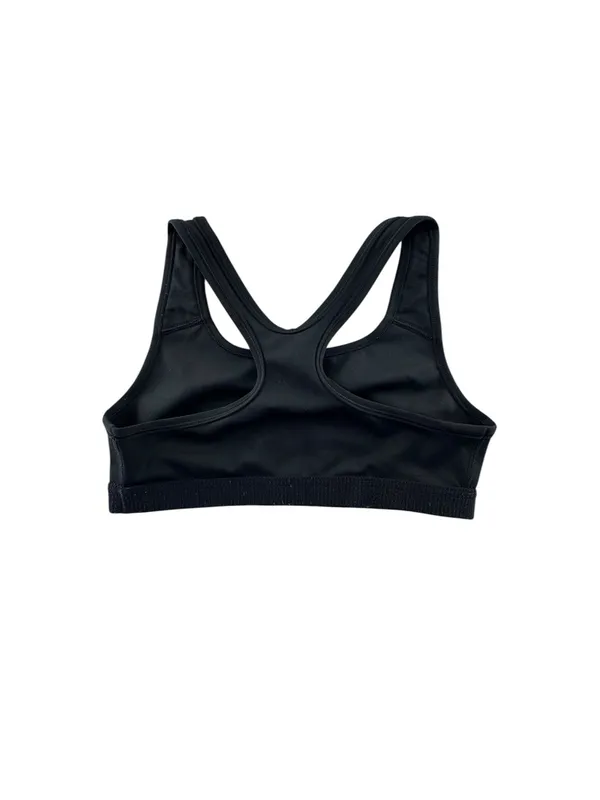 Nike Black Racerback Sports Bra with White Swoosh - Image 7
