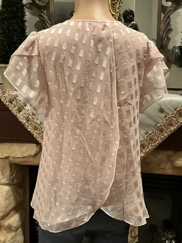 Electric Love Light Butterfly Blouse NWOT 8 - Image 6