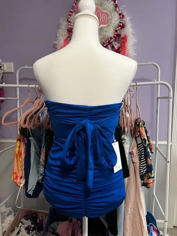 Homecoming Windsor Dress Blue Royal - Image 2