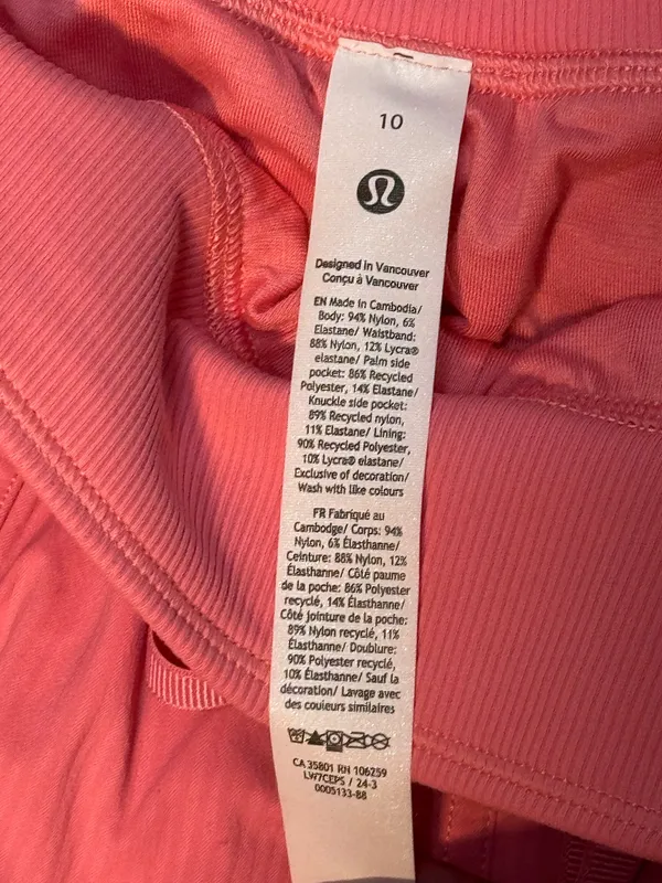 Lululemon Dance Studio High-Rise Shorts 3.5" Sakura Pink 10 - Image 7