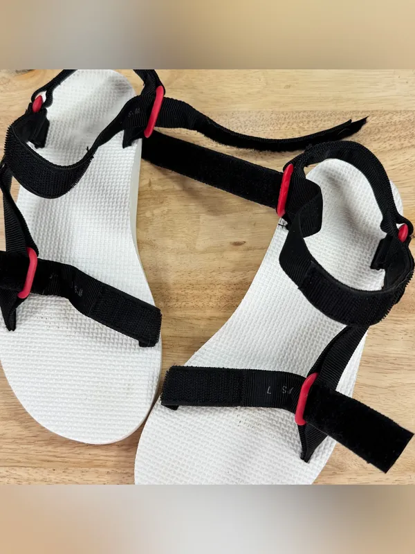 Teva Original Universal Sport Athletic Sandals White Black Womens Size 7 - Image 8