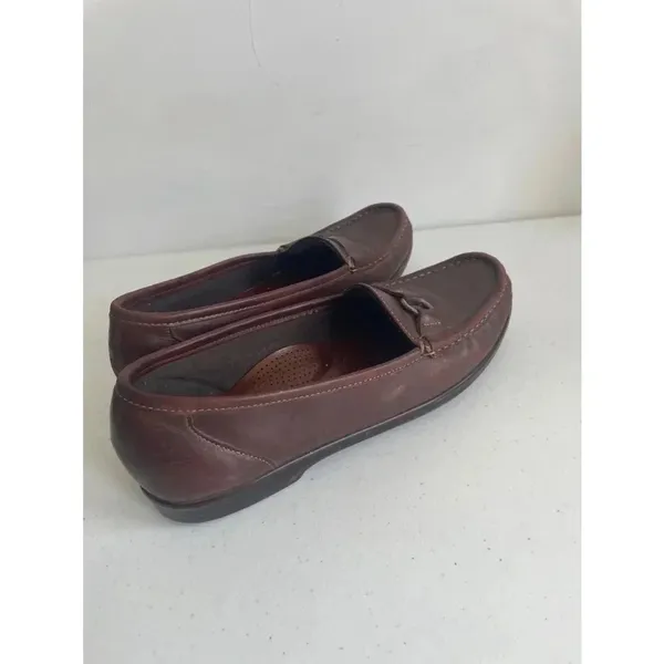 Women's SAS Brown Leather‎ Loafers Size 7.5 Narrow GUC! - Image 3