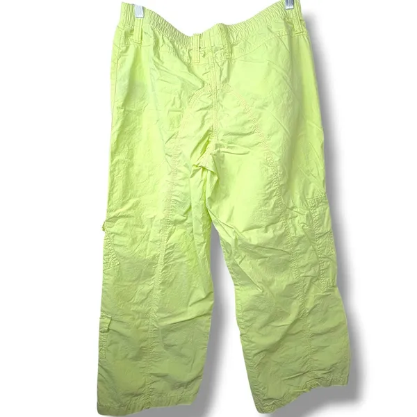 BDG Urban Outfitters NWOT Lime Y2K Low Rise Baggy Wide Leg Cotton Cargo Pant - Image 8