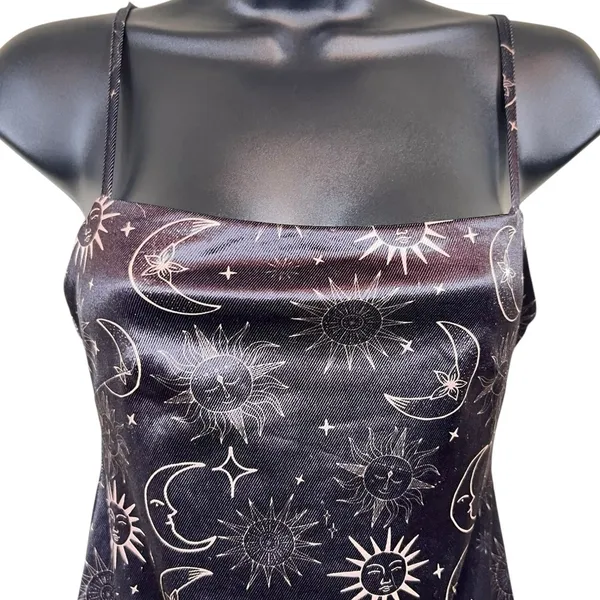 Urban Outfitters Celestial Moon & Sun Mini Slip Dress - Image 2