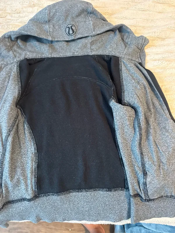 Grey Lululemon Scuba Full-Zip - Image 3