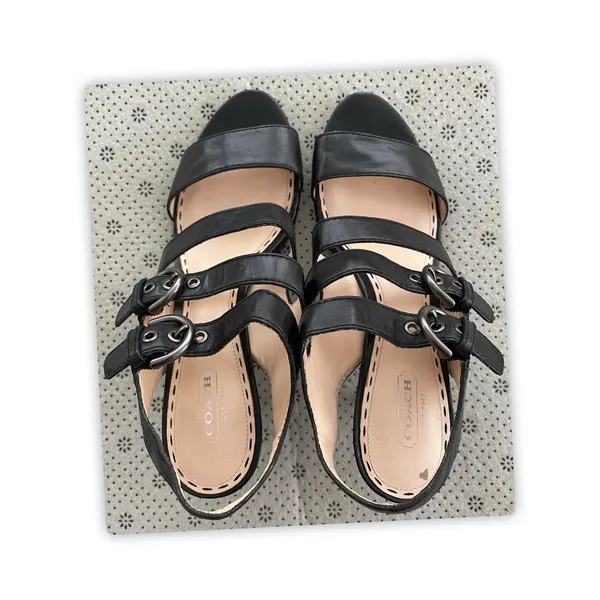 Coach‎ Strappy Heel Sandals Size: 9B, Flaws On Outsole - Image 9