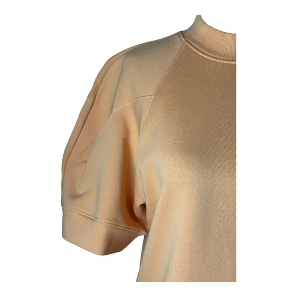 AGOLDE Sweatshirt Women XS Orange Sherbert The Round‎ Shoulder Athleisure NWT - Image 6