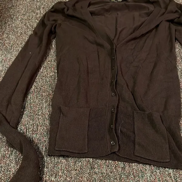 ‎Zara brown cardigan M - Image 5
