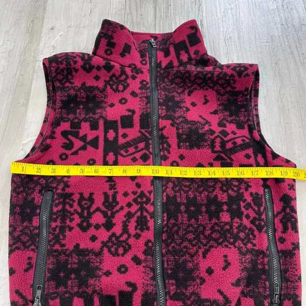 Ragged Mountain Vintage Sleeveless Zip Up Pockets Soft Warm Fleece Vest - Image 8