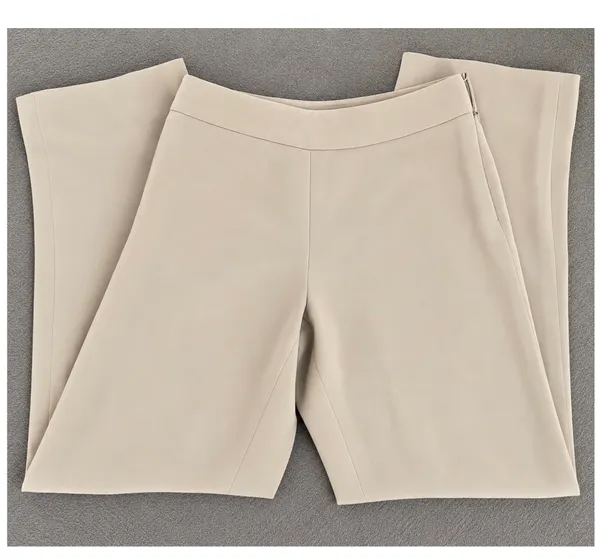 Giorgio Armani Vintage beige wide leg trousers - Image 5