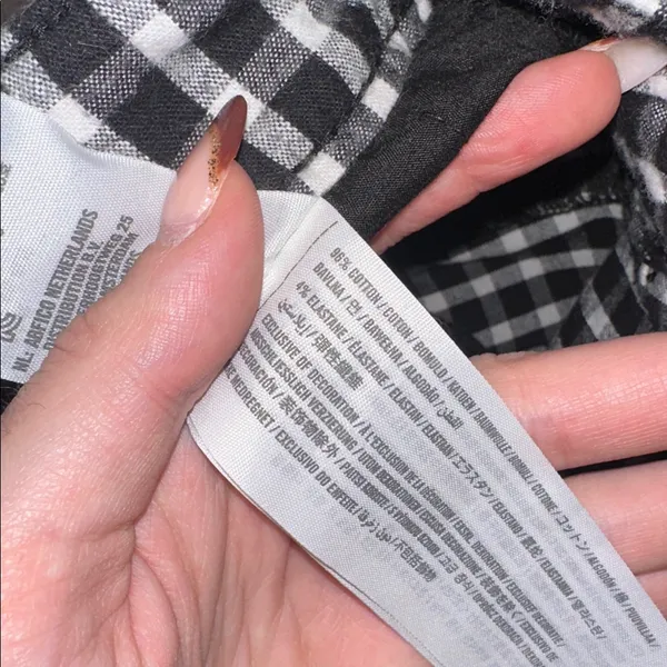 Hollister Plaid Stretchy Straight Leg Pants - Image 6