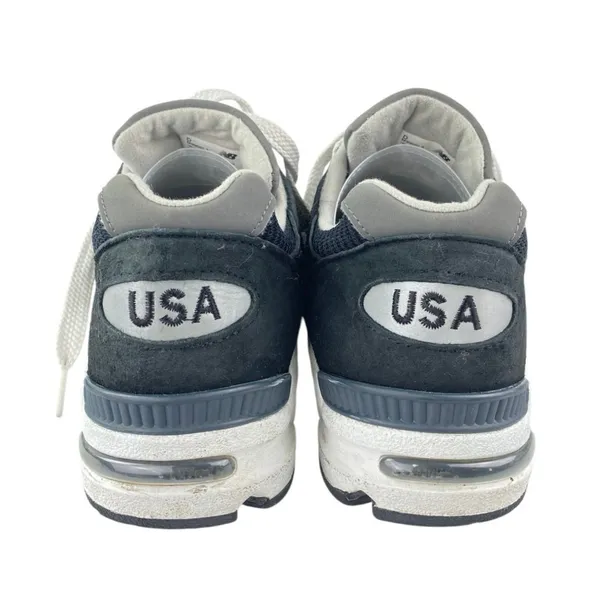 New Balance 990v2 Mens Blue Suede Low Top Lace Up Athletic Sneakers Shoes Sz 7.5 - Image 3