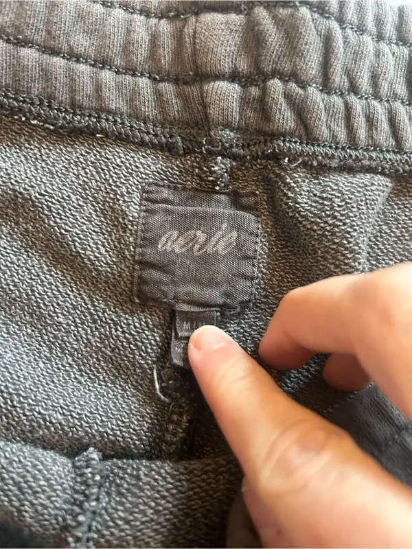 Aerie Aerie Fleece-Of-Mind High Waisted Short — Smoked Grey - Image 4