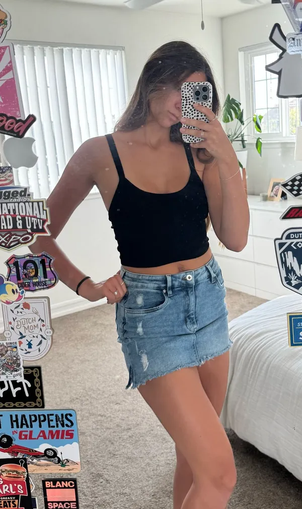 Kendall + Kylie denim skirt - Image 2