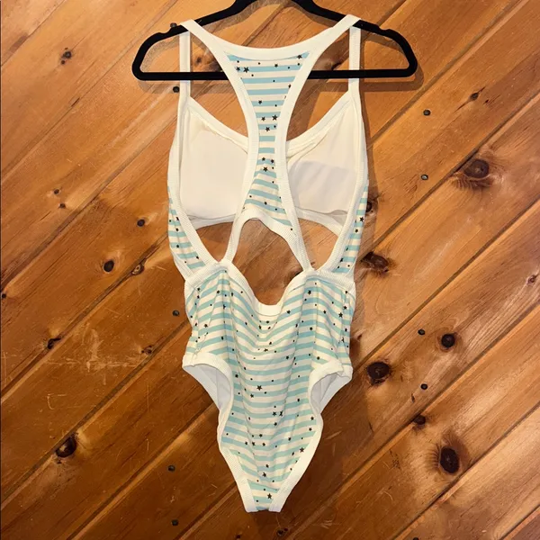 Aerie one piece scoop back stars & stripes swimsuit - Image 4