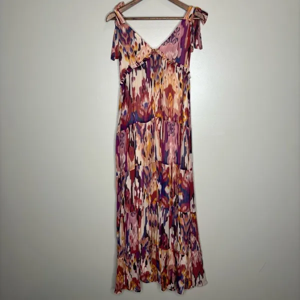 Sézane Editions Printed Maxi Dress in Joy - Image 4
