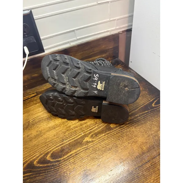 Sorel Black Lace Up Boots Size 6.5‎ - Image 9