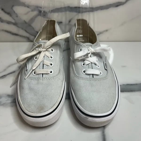 Vans Classic Baby Blue Canvas Off the Wall Skateboard Shoes Men Sz 6 Wm Sz 7.5 - Image 3