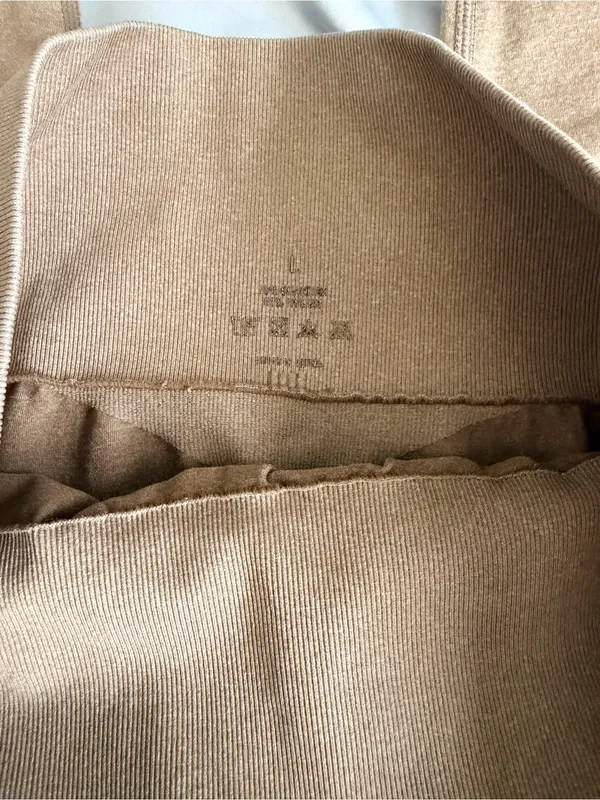 NVGTN High-Waist Tummy-Control Leggings in Taupe - Image 3