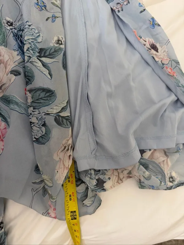 NWT Adrianna Papell Floral Print V-Neck Maxi Dress Size 8 - Image 10